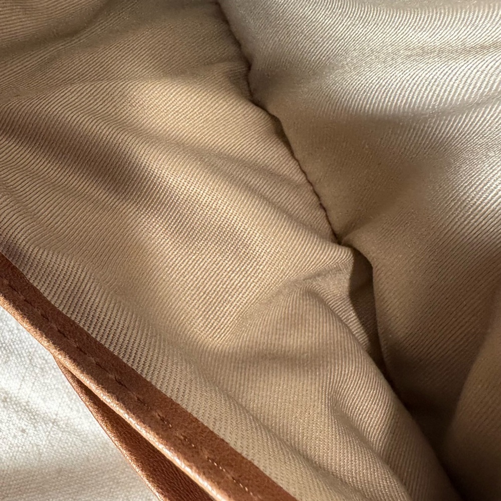 Lucky Brand Cognac Leather Crossbody Wallet Bag - Picture 8 of 11